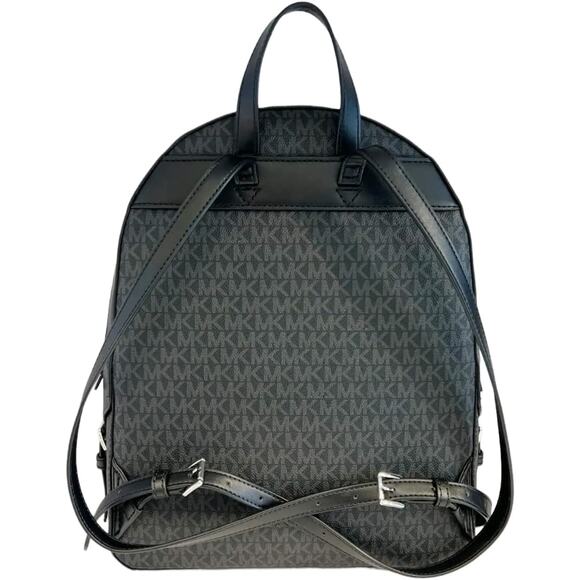 NWT Michael Kors Women Jaycee Logo Backpack (Black)-OS - Picture 4 of 8